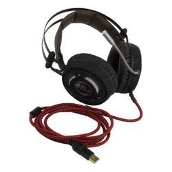 Gaming Headset Qumo Atlantis, 50mm drivers, 20-20khz, 32 Ohm, 118db, Backlight, Virtual 7.1, USB