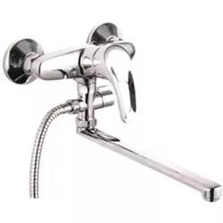 cumpără Baterie pentru cadă Rossa 49091 MPN2127. cu pipa lunga, crom, Bianca în Chișinău 