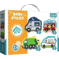 cumpără Puzzle Trefl R25F /43/44 (36071) Baby Classic Vehicule și profesii în Chișinău 