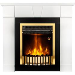 купить Камин электрический ArtFlame Elyon & Gala Gold, 950x1000x270mm, Alb в Кишинёве 