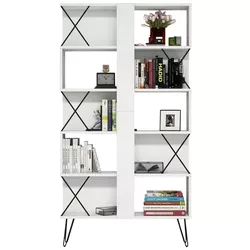 cumpără Raft de birou Trendy Extra, Alb 90x167x22cm, raft de carti în Chișinău 