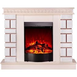 купить Камин электрический ArtFlame Nazarii mini & Corsica, 874x1080x245 mm, Jasmin в Кишинёве 