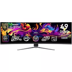 купить Монитор MSI MPG 491CQPX Curved Black QD-OLED в Кишинёве 