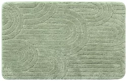 cumpără Covoraș de baie Bisk 08594 RIST 80/50, verde în Chișinău 