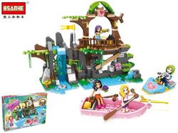 Конструктор Hsanhe Fashion Family остров 392дет 45X33X6cm