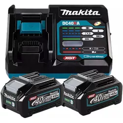 cumpără Încărcătoare și Acumulatoare Makita 191L77-9 Set acumulatori 2x4.0Ah + încărcător 40V XGT în Chișinău 