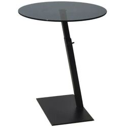 купить Журнальный столик Trendy Дымчатый, Черный 40x75x40 см в Кишинёве 