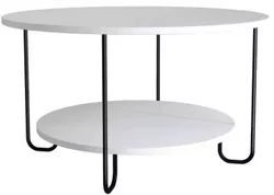 купить Журнальный столик Trendy Corro, белый 80x45x80 см в Кишинёве 