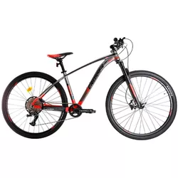 cumpără Bicicletă Crosser X880 27.5" 17 1*12 LTWOO Logan brake, AIR fork Grey/Red în Chișinău 