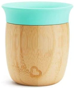 cumpără Cană cu pai Munchkin MUN0044 Cana din bamboos (6+ luni), 150ml în Chișinău 