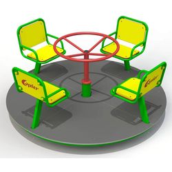 купить Детская площадка Copfer PTP074B Карусель (4 места) в Кишинёве 