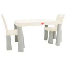 купить Набор детской мебели Richi (04680/11) Masa in set cu scaune gri/alb в Кишинёве 