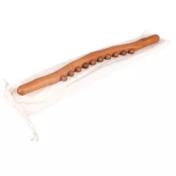 купить Массажер механический inSPORTline 12922 Деревянная массажная планка Jarosa250, 59 x 4 см (10 шариков), IN29143 в Кишинёве 