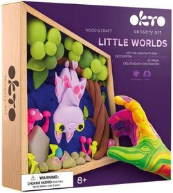 купить Набор для творчества Okto 20033 DIY Set de plastilină ușoară Lumi mici Liliac в Кишинёве 