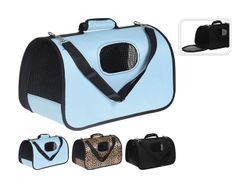 Geanta pentru transportarea animalelor 43X25X25cm, geam-plasa