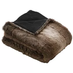 купить Домашний текстиль Bugatti fashion 3951/830 Fur Decke Brown в Кишинёве 