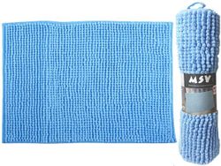 Коврик для ванной комнаты 40X60cm MSV Chenille голуб, микроф