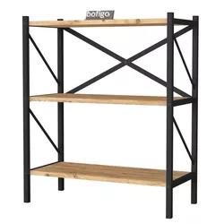 купить Этажерка Nex Home Книжный шкаф, 3 отделения, 66x35x85 см, Дуб (15-05-02) в Кишинёве 