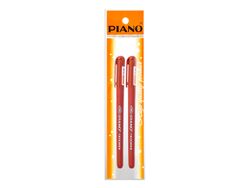 Набор ручек шариковых PS-001 soft ink,1mm, 2шт, красная