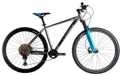 cumpără Bicicletă Crosser SOLO 29" 21 21S Shimano+Logan Hidraulic/29" 075-C-21 Grey/Blue N1R1-2 în Chișinău 