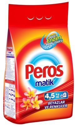 Универсальный стиральный порошок для автоматической стирки PEROS 4.5кг. White & Colors