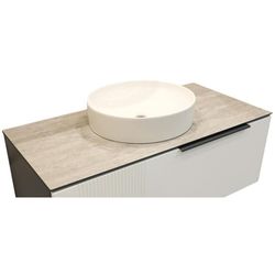 купить Столешница для умывальника Bayro Wings 1000x520 панель CrownLam 12мм brooklyn в Кишинёве 