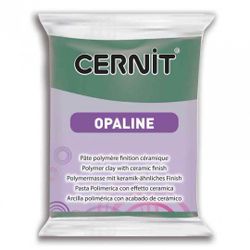 Полимерная глина CERNIT OPALINE 56г, зелёный №637