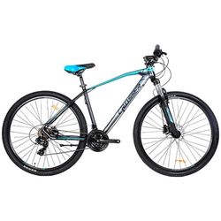 cumpără Bicicletă Crosser T02 29" 19 21S Shimano+Logan Hidraulic Black/Blue 29" 1254-19" T02 în Chișinău 
