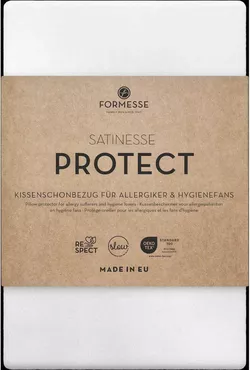 cumpără Lenjerie de pat Formesse 640-70-1001 Satinesse Protect Kissenbezug 50x70cm White în Chișinău 