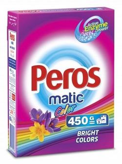 Стиральный порошок для автоматической стирки PEROS 450гр. Bright Colors