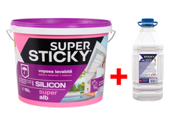 SUPER STICKY Силиконовая краска 15 л. + Грунтовка 4 л.