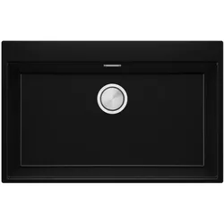 купить Мойка кухонная Primagran Oslo 80 Top Black metallic + accesorii 530x780 MOMKM в Кишинёве 