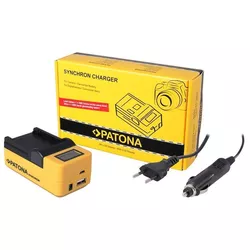 купить Зарядное устройство для фото-видео Patona Synchron USB Nikon EN-EL15 LCD в Кишинёве 