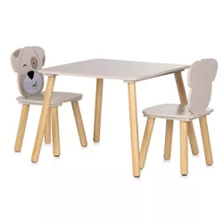 купить Набор детской мебели Chipolino DIWH02470323 Столик и 2 стульчика MDF puppies в Кишинёве 