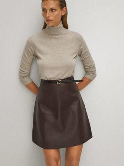 Юбка Massimo Dutti Бордо 5308/908/724