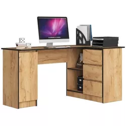 купить Офисный стол Akord B20 Right Craft Oak в Кишинёве 
