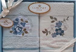 Набор из 2 полотенец 50*90 Coronet, Ozer Tekstil, Турция