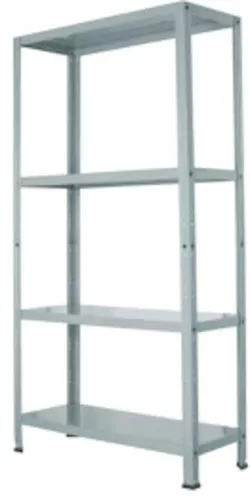 купить Cтеллаж складской miscellaneous 2307571 KLIP 75x30x145cm, 4 polițe, 50kg/poliță, culoare gri (KIT-K3GN41) в Кишинёве 