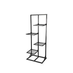 купить Подставка для цветов ProGarden 55361 4 полки "Etajera" 40x27x102см, металл, черный в Кишинёве 