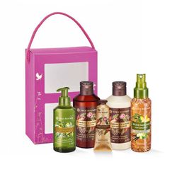 LES PLAISIRS NATURE - Set îngrijirea corpului Argan & Trandafir Bio din Maroc