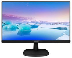 27" PHILIPS 273V7QDAB, Black, IPS, 1920x1080, 75Hz, 5ms, 250cd, DCR10M:1, D-Sub+DVI+HDMI, Spkrs