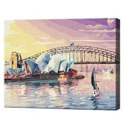 купить Картина по номерам Art Gallery GX43886 40x50cm Eco, Sydney senin в Кишинёве 