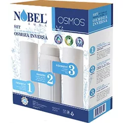 купить Картридж для проточных фильтров Nobel Aqua set 3 cartuse p/u osmosa inversa в Кишинёве 
