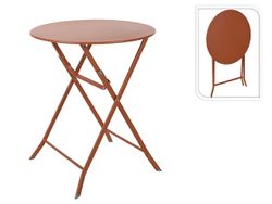 Masa plianta D60cm,H70cm, metal, maro