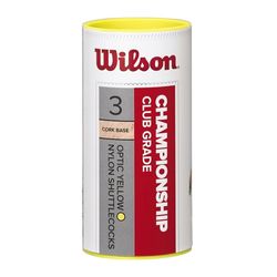 Воланчики для бадминтона (3 шт.) Wilson Championship WRT6040YE77 (5250)
