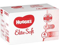 Подгузники Huggies Elite Soft BOX 4 (8-14 kg) 120 шт