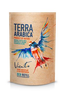 Terra Arabica Viento solubil+macinat 75gr