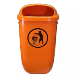 купить Урна для мусора Sulo 1052434 PLASTIC 50L, orange в Кишинёве 