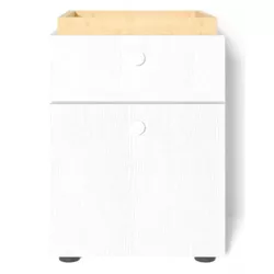 купить Тумбочка Fabrik Home Linia клён/белый ясень правая в Кишинёве 