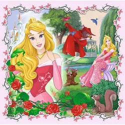 купить Головоломка Trefl 34842 Puzzles 3in1 Rapunzel, Aurora and Ariel / Disney Princess в Кишинёве 